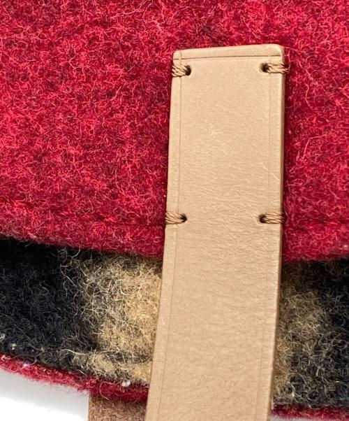 FENDI（フェンディ）FENDI (フェンディ) フェルトトートバッグ レッドの古着・服飾アイテム