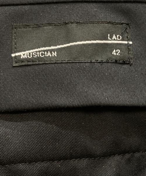 LAD MUSICIAN（ラッドミュージシャン）LAD MUSICIAN (ラッドミュージシャン) リムフレアスラックス ブラック サイズ:42の古着・服飾アイテム