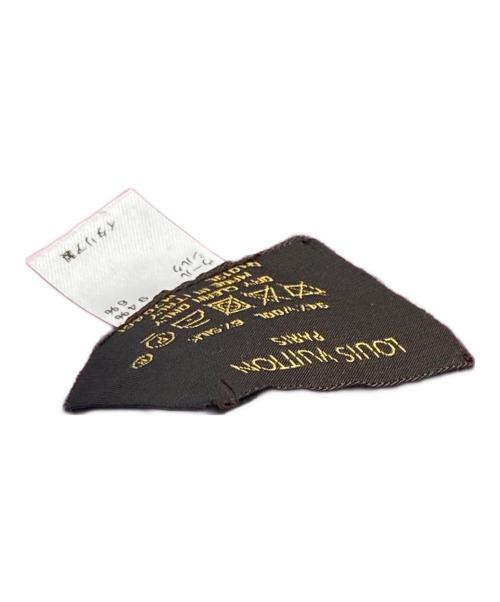 LOUIS VUITTON（ルイ ヴィトン）LOUIS VUITTON (ルイ ヴィトン) ウールシルク混モノグラムマフラー ピンクの古着・服飾アイテム