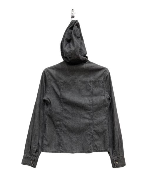 FENDI JEANS（フェンディ ジーンズ）FENDI jeans (フェンディ ジーンズ) デニムジップパーカー ブラック サイズ:SIZE 42の古着・服飾アイテム