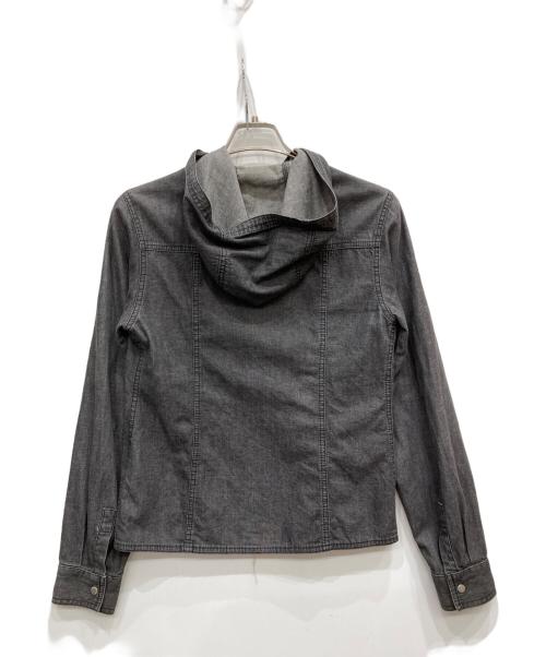FENDI JEANS（フェンディ ジーンズ）FENDI jeans (フェンディ ジーンズ) デニムジップパーカー ブラック サイズ:SIZE 42の古着・服飾アイテム
