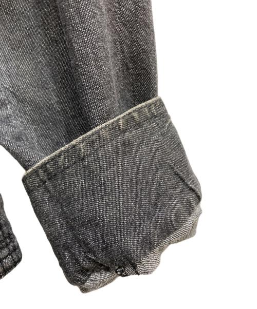 FENDI JEANS（フェンディ ジーンズ）FENDI jeans (フェンディ ジーンズ) デニムジップパーカー ブラック サイズ:SIZE 42の古着・服飾アイテム