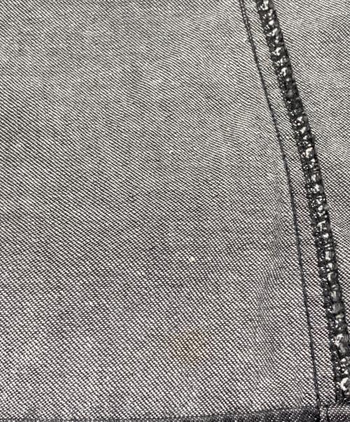 FENDI JEANS（フェンディ ジーンズ）FENDI jeans (フェンディ ジーンズ) デニムジップパーカー ブラック サイズ:SIZE 42の古着・服飾アイテム