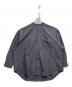 Graphpaper（グラフペーパー）の古着「Oxford L/S Oversized Band Collar Shirt」｜グレー