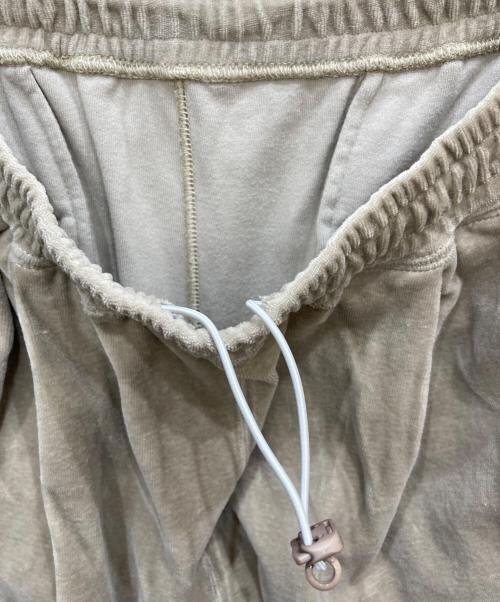 Graphpaper（グラフペーパー）Graphpaper (グラフペーパー) Compact Velour Easy Pants ベージュ サイズ:SIZE1の古着・服飾アイテム