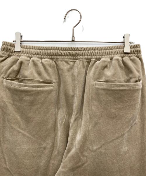 Graphpaper（グラフペーパー）Graphpaper (グラフペーパー) Compact Velour Easy Pants ベージュ サイズ:SIZE1の古着・服飾アイテム