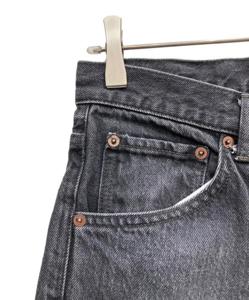 COMOLI（コモリ）COMOLI (コモリ) ブラックデニムオーバーパンツ ブラック サイズ:SIZE2の古着・服飾アイテム