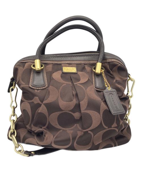 COACH（コーチ）COACH (コーチ) 2WAYバッグ ブラウンの古着・服飾アイテム