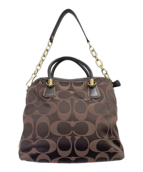 COACH（コーチ）COACH (コーチ) 2WAYバッグ ブラウンの古着・服飾アイテム