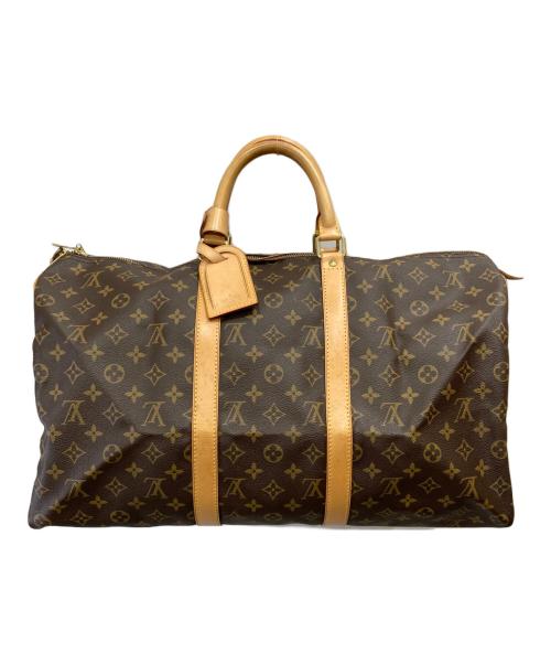 LOUIS VUITTON（ルイ ヴィトン）LOUIS VUITTON (ルイ ヴィトン) トラベルバッグ ブラウンの古着・服飾アイテム