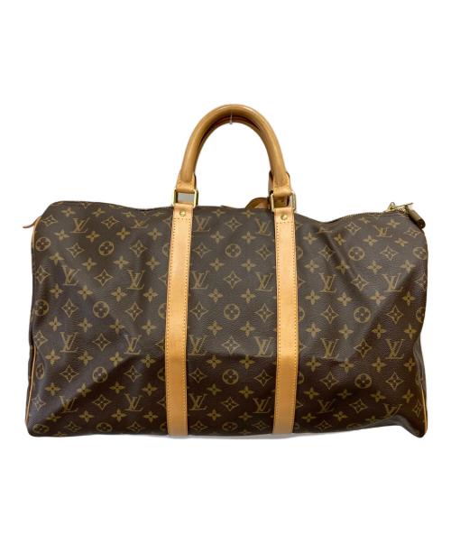 LOUIS VUITTON（ルイ ヴィトン）LOUIS VUITTON (ルイ ヴィトン) トラベルバッグ ブラウンの古着・服飾アイテム