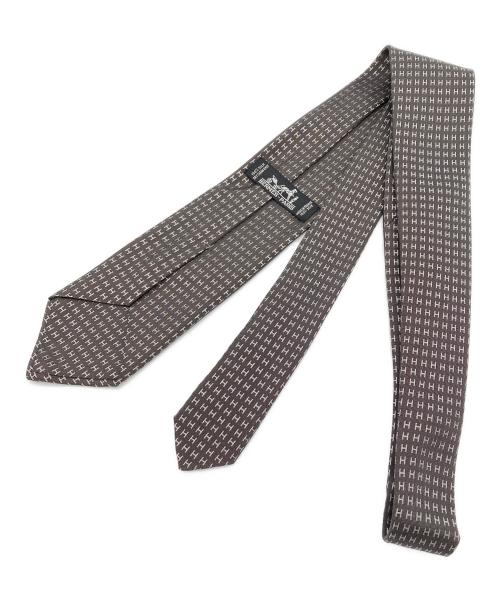 HERMES（エルメス）HERMES (エルメス) ネクタイ グレー サイズ:表記なしの古着・服飾アイテム