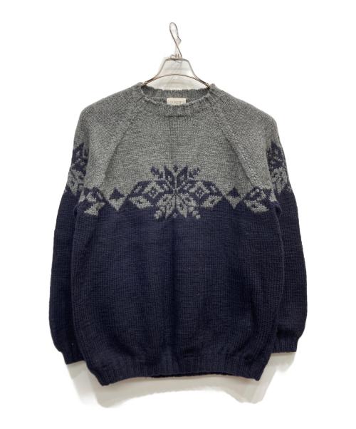 J.CREW（ジェイクルー）J.CREW (ジェイクルー) ウールニット グレー サイズ:Lの古着・服飾アイテム