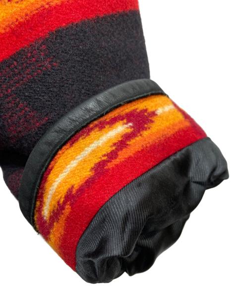 PENDLETON（ペンドルトン）PENDLETON (ペンドルトン) ネイティブ柄コート ブラック サイズ:Lの古着・服飾アイテム