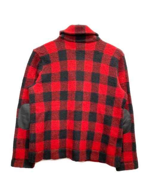 POLO RALPH LAUREN（ポロ・ラルフローレン）POLO RALPH LAUREN (ポロ・ラルフローレン) ショールカラーカーディガン レッド サイズ:XLの古着・服飾アイテム