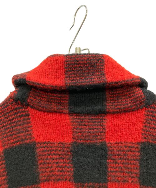 POLO RALPH LAUREN（ポロ・ラルフローレン）POLO RALPH LAUREN (ポロ・ラルフローレン) ショールカラーカーディガン レッド サイズ:XLの古着・服飾アイテム