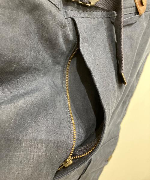 NIGEL CABOURN（ナイジェルケーボン）NIGEL CABOURN (ナイジェルケーボン) ストラップリネンカーゴパンツ ネイビー サイズ:36の古着・服飾アイテム