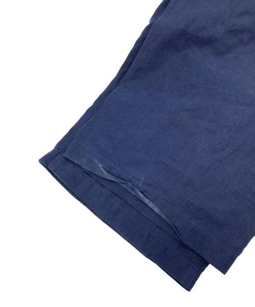 NIGEL CABOURN（ナイジェルケーボン）NIGEL CABOURN (ナイジェルケーボン) ストラップリネンカーゴパンツ ネイビー サイズ:36の古着・服飾アイテム