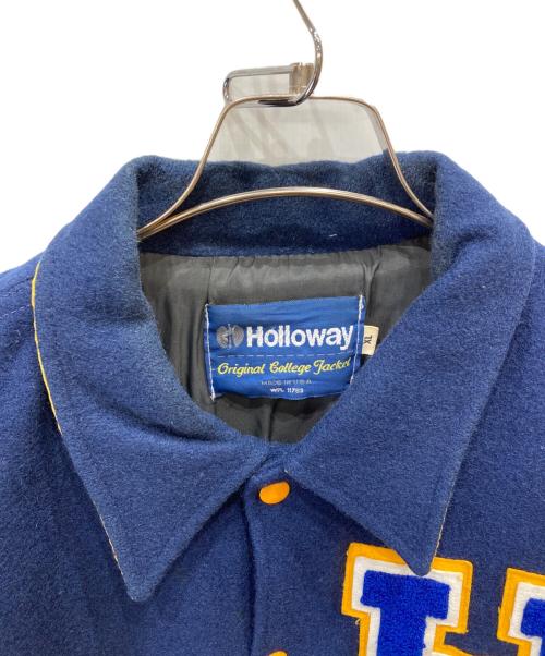 Holloway（ホロウェイ）Holloway (ホロウェイ) スタジャン ブルー サイズ:XLの古着・服飾アイテム