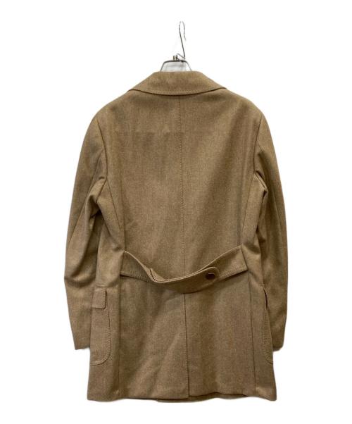 RING JACKET（リングジャケット）RING JACKET (リングジャケット) ウールアルパカコート ベージュ サイズ:46の古着・服飾アイテム