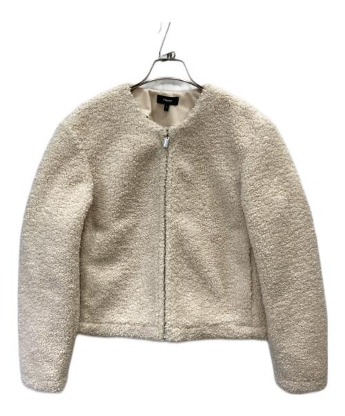 theory（セオリー）theory (セオリー) ウォッシャブル パーカー Ｐ ホワイト サイズ:Sの古着・服飾アイテム