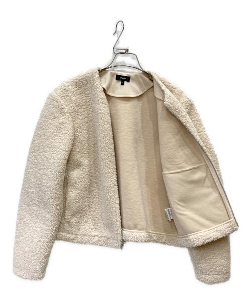 theory（セオリー）theory (セオリー) ウォッシャブル パーカー Ｐ ホワイト サイズ:Sの古着・服飾アイテム