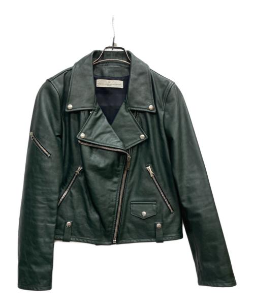GOLDEN GOOSE（ゴールデングース）GOLDEN GOOSE (ゴールデングース) ライダースジャケット グリーン サイズ:Ⅿの古着・服飾アイテム