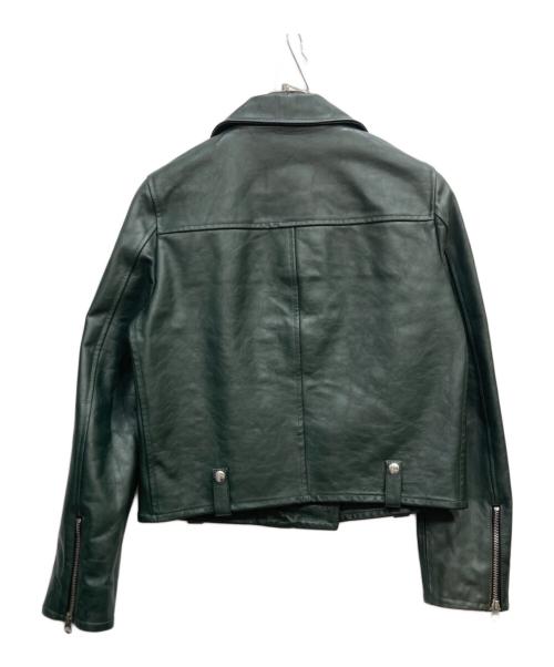 GOLDEN GOOSE（ゴールデングース）GOLDEN GOOSE (ゴールデングース) ライダースジャケット グリーン サイズ:Ⅿの古着・服飾アイテム