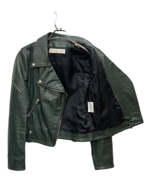 GOLDEN GOOSE（ゴールデングース）GOLDEN GOOSE (ゴールデングース) ライダースジャケット グリーン サイズ:Ⅿの古着・服飾アイテム