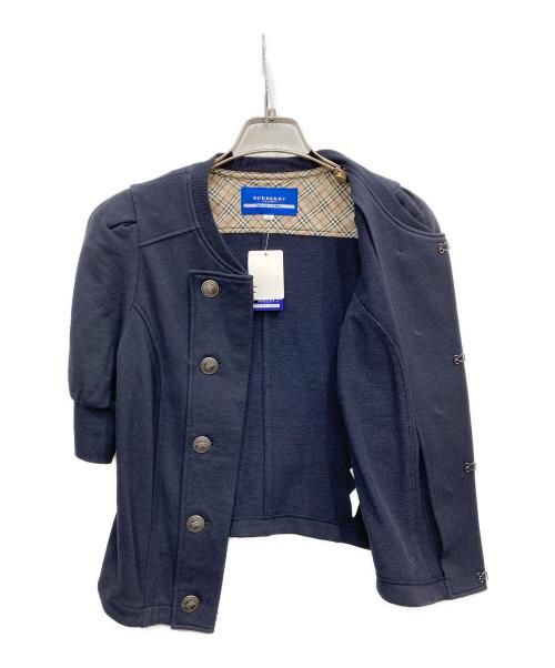 BURBERRY BLUE LABEL（バーバリー ブルー レーベル）BURBERRY BLUE LABEL (バーバリー ブルー レーベル) ナポレオンカットソー ネイビー サイズ:M 未使用品の古着・服飾アイテム
