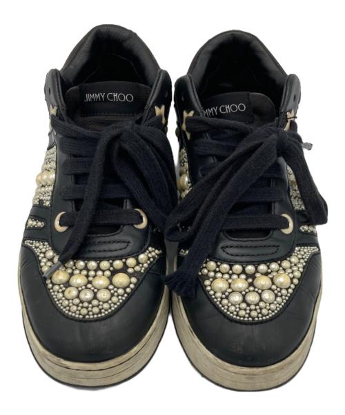 JIMMY CHOO（ジミーチュウ）JIMMY CHOO (ジミーチュウ) スニーカー ブラック サイズ:23.5cmの古着・服飾アイテム