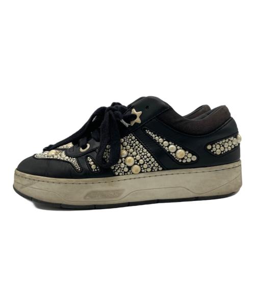 JIMMY CHOO（ジミーチュウ）JIMMY CHOO (ジミーチュウ) スニーカー ブラック サイズ:23.5cmの古着・服飾アイテム