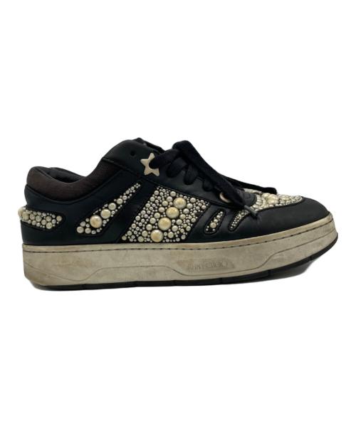 JIMMY CHOO（ジミーチュウ）JIMMY CHOO (ジミーチュウ) スニーカー ブラック サイズ:23.5cmの古着・服飾アイテム