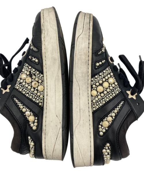 JIMMY CHOO（ジミーチュウ）JIMMY CHOO (ジミーチュウ) スニーカー ブラック サイズ:23.5cmの古着・服飾アイテム