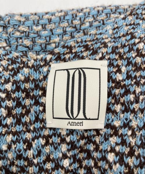 Ameri（アメリ）AMERI (アメリ) UND TWEED JUMPER SKIRT KNIT DRESS ブルー サイズ:Sの古着・服飾アイテム