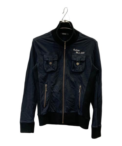 BURBERRY BLACK LABEL（バーバリーブラックレーベル）BURBERRY BLACK LABEL (バーバリーブラックレーベル) ミリタリージャケット ブラック サイズ:2の古着・服飾アイテム