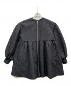 UNITED ARROWS TOKYOユナイテッドアローズトウキョウ）の古着「エンブロイダリー キルト ボリューム ブルゾン」｜ブラック