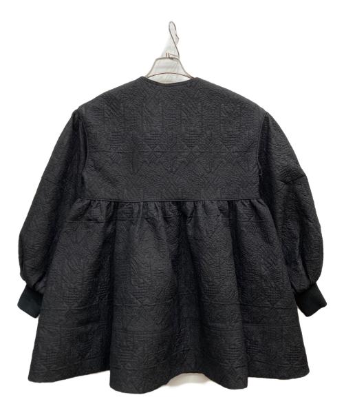 UNITED ARROWS TOKYO（ユナイテッドアローズトウキョウ）UNITED ARROWS TOKYO (ユナイテッドアローズトウキョウ) エンブロイダリー キルト ボリューム ブルゾン ブラック サイズ:Mの古着・服飾アイテム