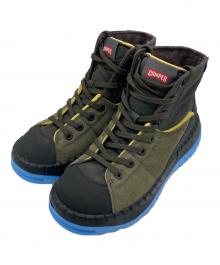 CAMPER（カンペール）の古着「ハイカットスニーカー」｜カーキ