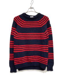 MONCLER（モンクレール）の古着「MAGLIONE TRICOT GIROCPLLO」｜ネイビー