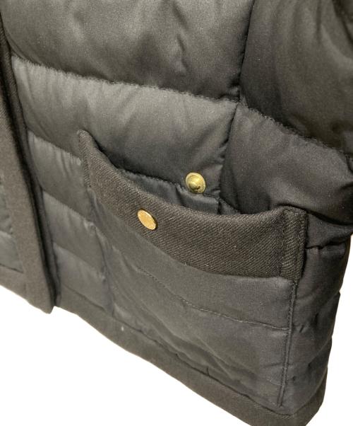 DRESSTERIOR（ドレステリア）DRESSTERIOR (ドレステリア) ノーカラーライトダウンジャケット ブラック サイズ:34の古着・服飾アイテム