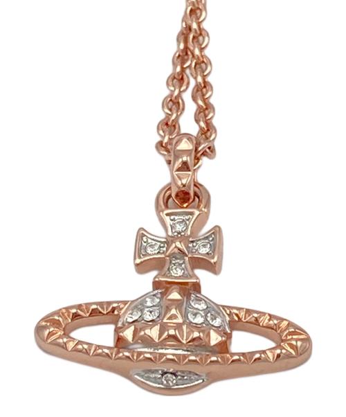 Vivienne Westwood（ヴィヴィアンウエストウッド）Vivienne Westwood (ヴィヴィアンウエストウッド) バスレリーフネックレス ピンクの古着・服飾アイテム