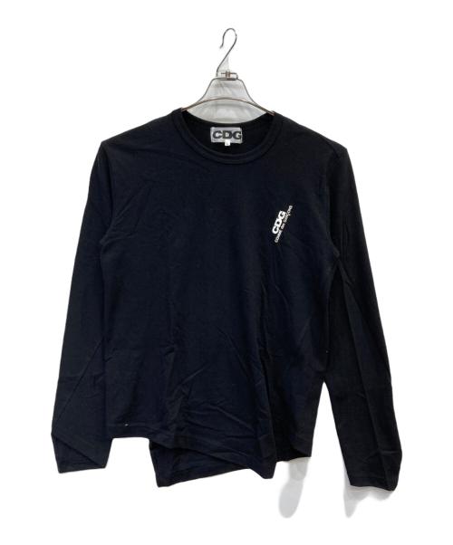 CDG（シーディージー）CDG (シーディージー) カットソー ブラック サイズ:Lの古着・服飾アイテム