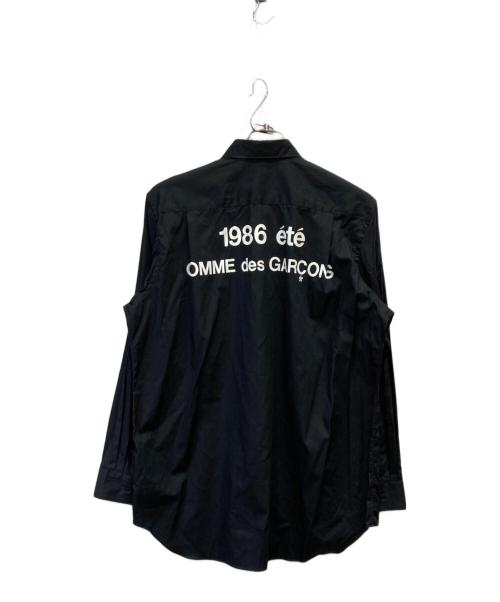 CDG（シーディージー）CDG (シーディージー) 1986 été CLASSIC SHIRT ブラック サイズ:Lの古着・服飾アイテム