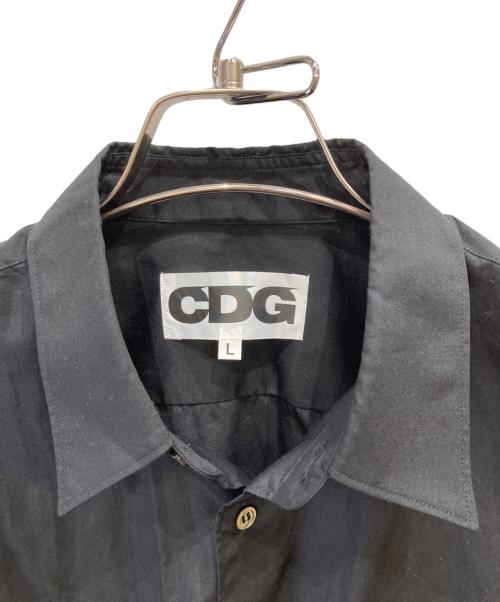 CDG（シーディージー）CDG (シーディージー) 1986 été CLASSIC SHIRT ブラック サイズ:Lの古着・服飾アイテム
