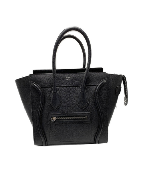 CELINE（セリーヌ）CELINE (セリーヌ) MICRO LUGGAGE /ラゲージバッグ ブラック サイズ:下記参照 S-CU-5125 バッグ　ハンドバッグの古着・服飾アイテム