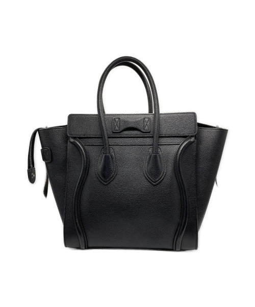 CELINE（セリーヌ）CELINE (セリーヌ) MICRO LUGGAGE /ラゲージバッグ ブラック サイズ:下記参照 S-CU-5125 バッグ　ハンドバッグの古着・服飾アイテム