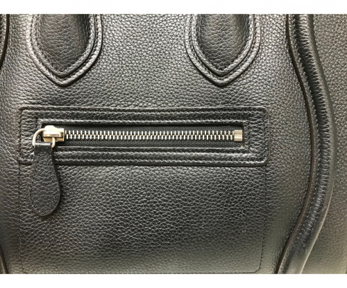 CELINE（セリーヌ）CELINE (セリーヌ) MICRO LUGGAGE /ラゲージバッグ ブラック サイズ:下記参照 S-CU-5125 バッグ　ハンドバッグの古着・服飾アイテム