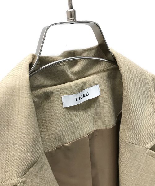 Liceu（Liceu）LICEU (Liceu) バックプリーツトレンチロングコート ベージュ サイズ:38の古着・服飾アイテム