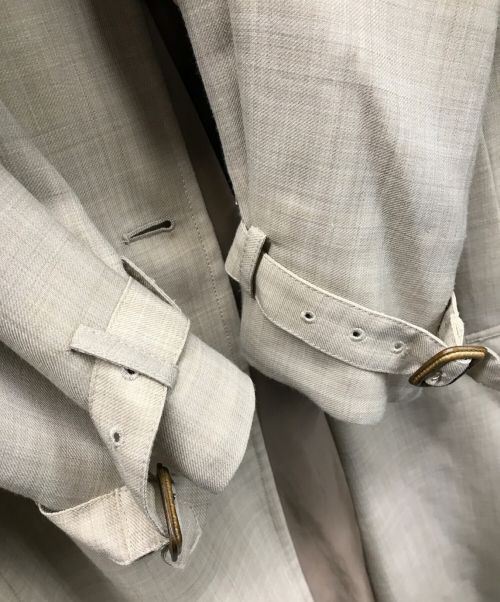 Liceu（Liceu）LICEU (Liceu) バックプリーツトレンチロングコート ベージュ サイズ:38の古着・服飾アイテム